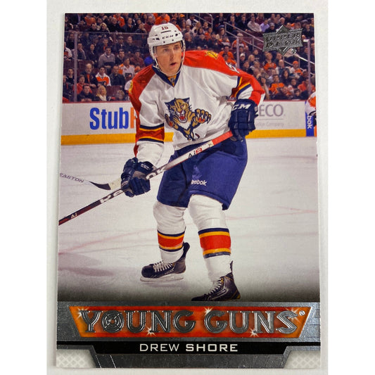 2013-14 Upper Deck Series 1 Drew Shore Young Guns | Local Legends Cards & Collectibles