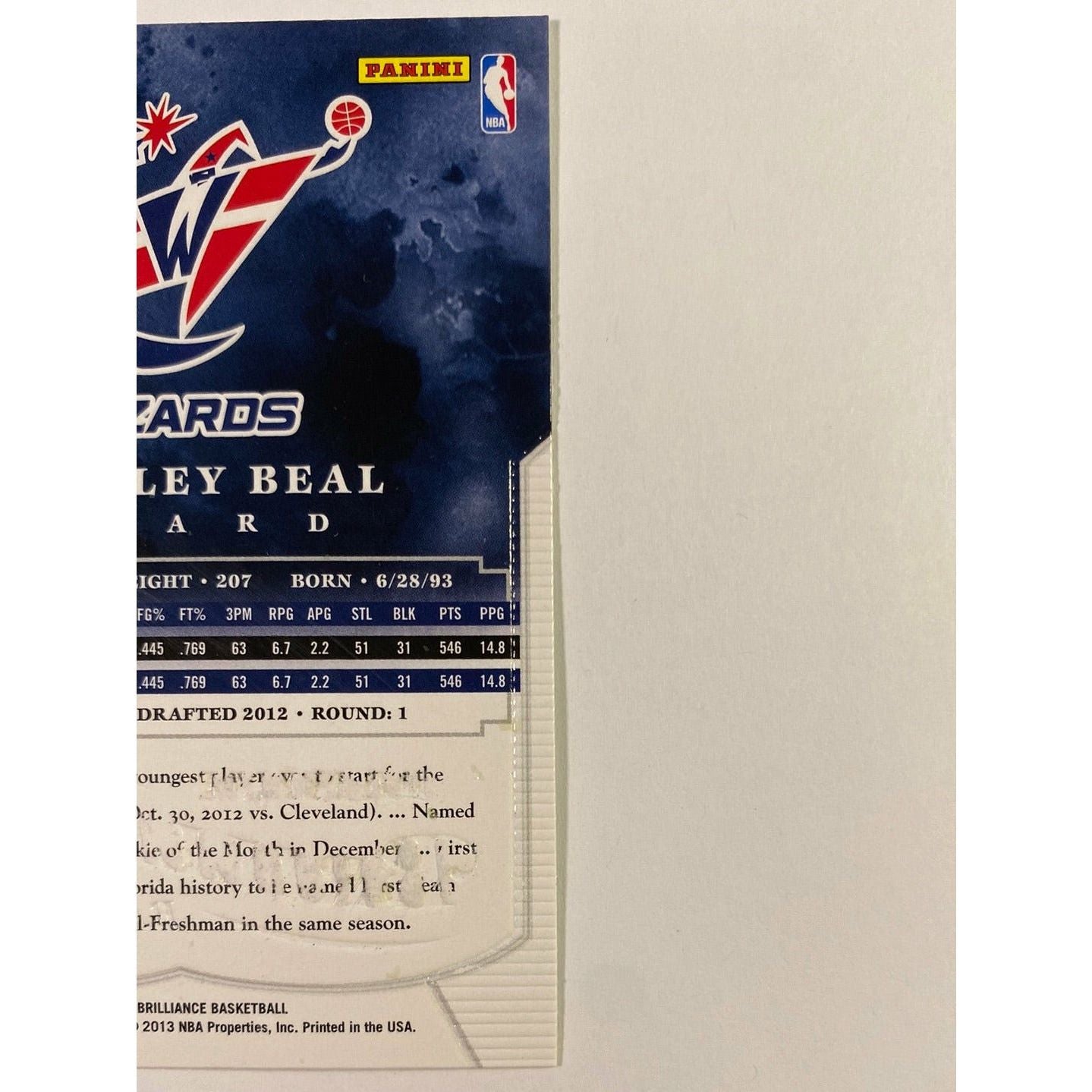 2012-13 Brilliance Bradley Beal RC
