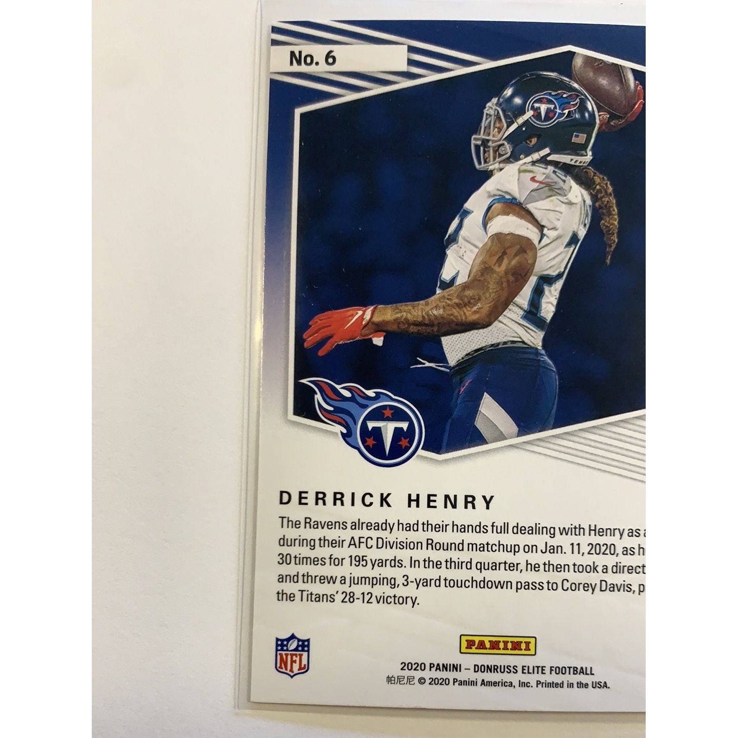 2020 Donruss Elite Derrick Henry Dual Threats Pink Parallel | Local Legends Cards & Collectibles