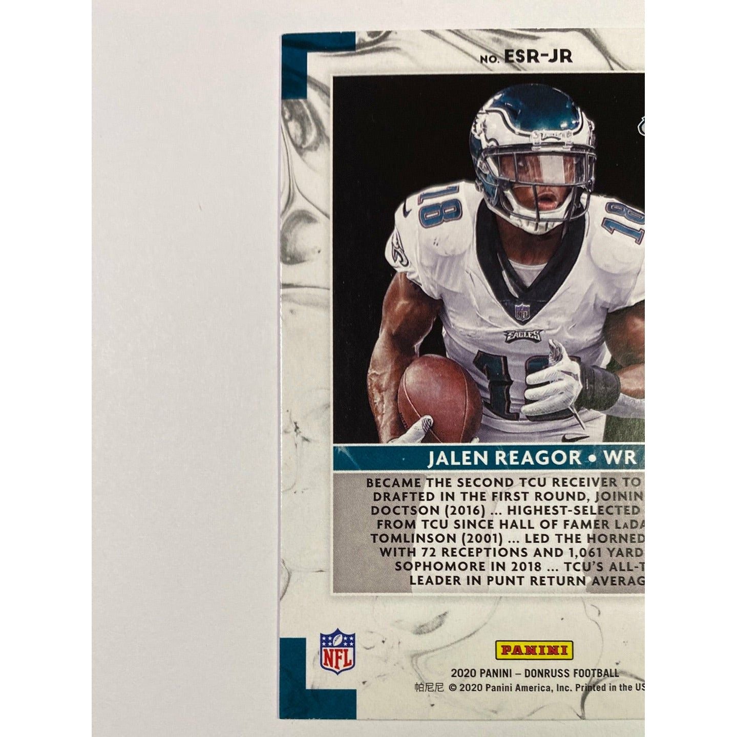 2020 Donruss Elite Series Jalen Reagor RC