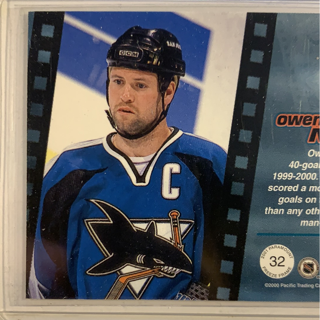 2000-01 Pacific Paramount Owen Nolan Freeze Frame | Local Legends Cards & Collectibles