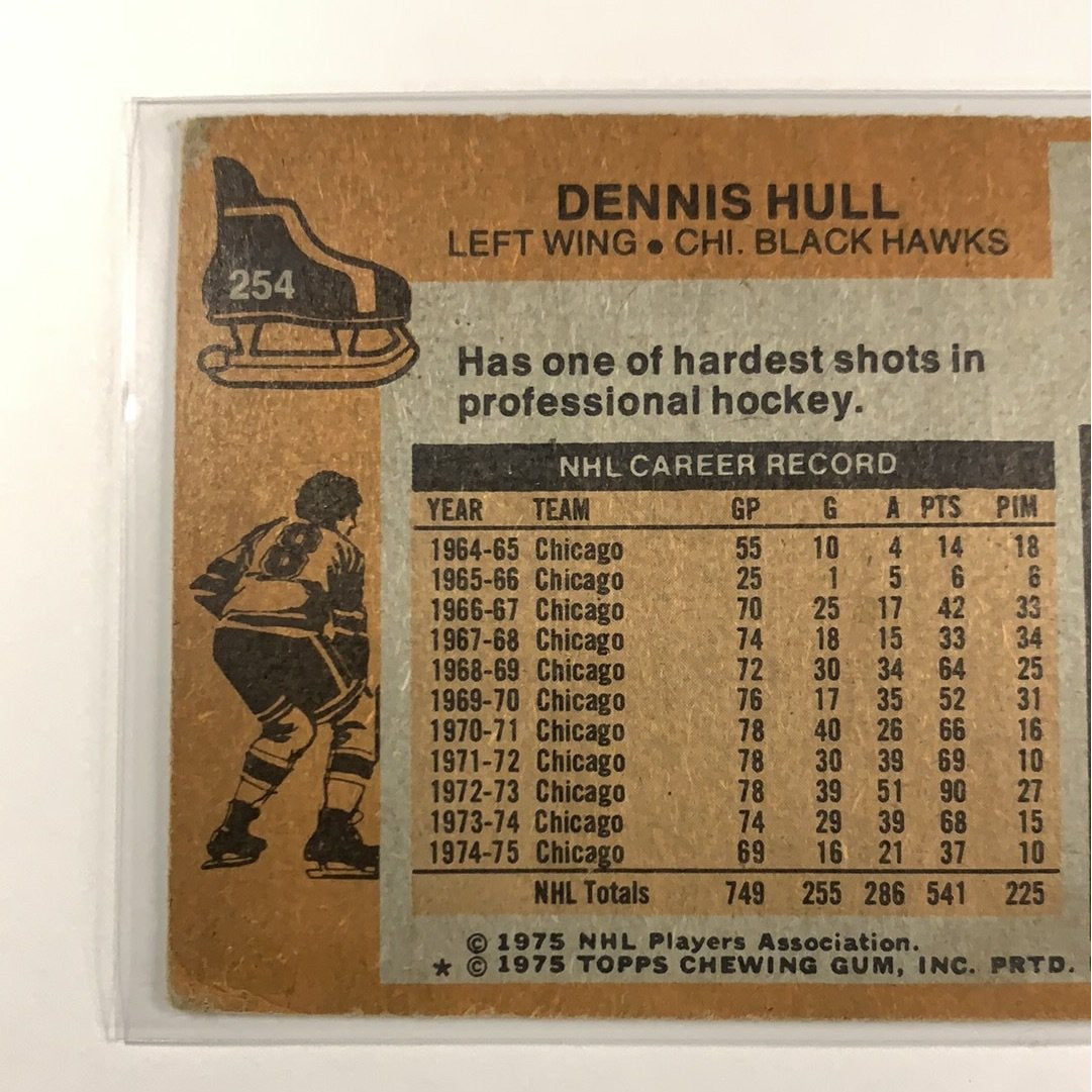 1975-76 Topps Dennis Hull | Local Legends Cards & Collectibles