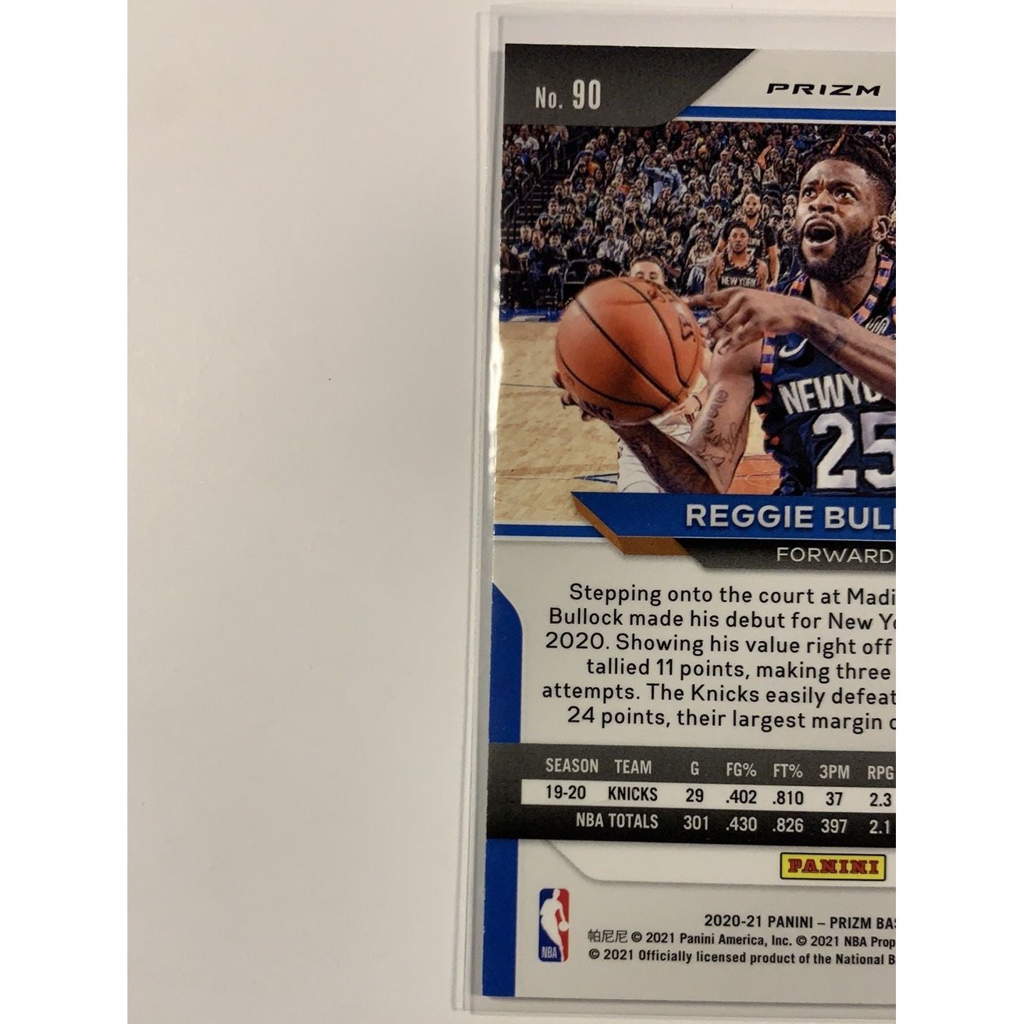 2020-21 Panini Prizm Reggie Bullock Green Prizm | Local Legends Cards & Collectibles