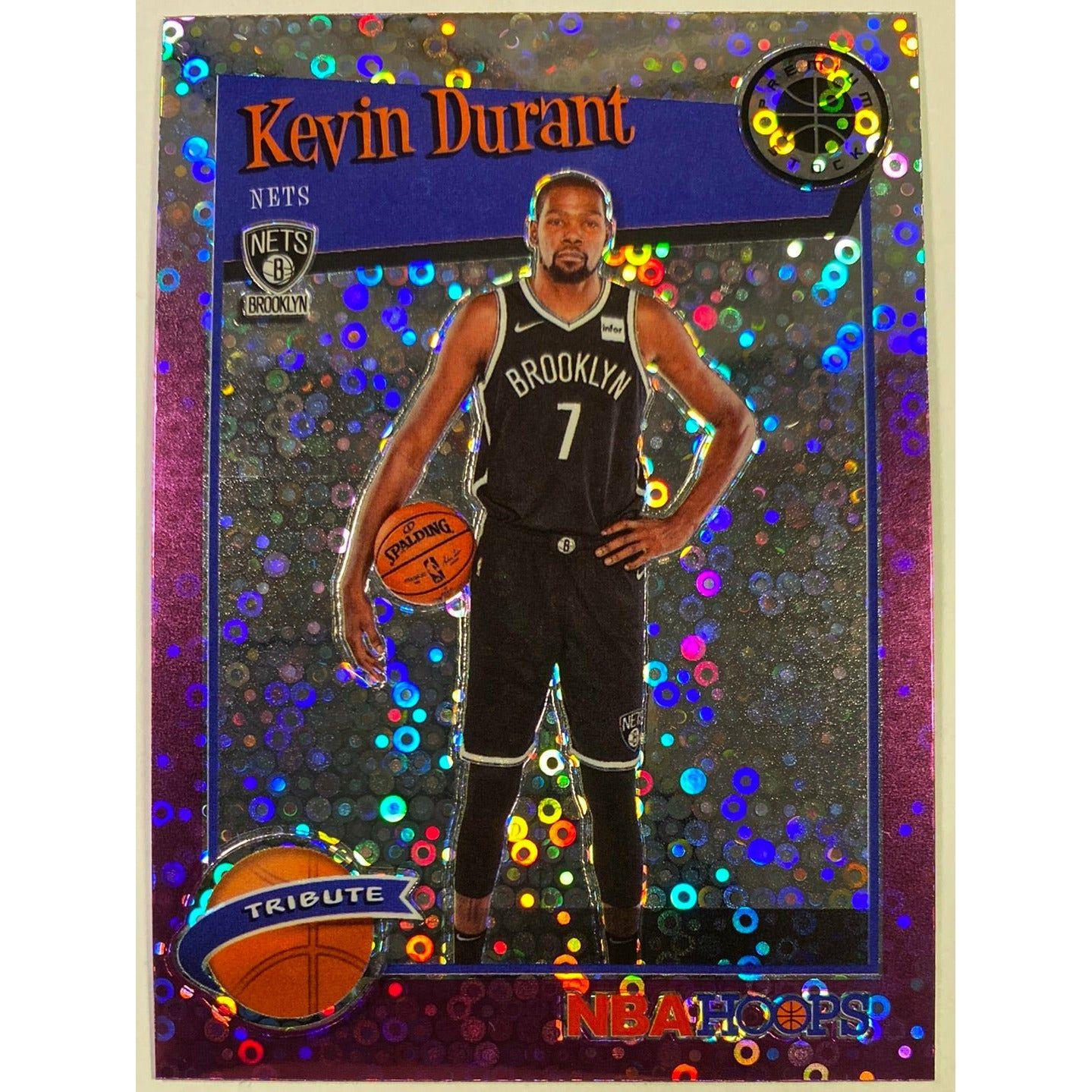 2019-20 Hoops Premium Stock Kevin Durant Purple Disco Prizm Local Legends Cards & Collectibles