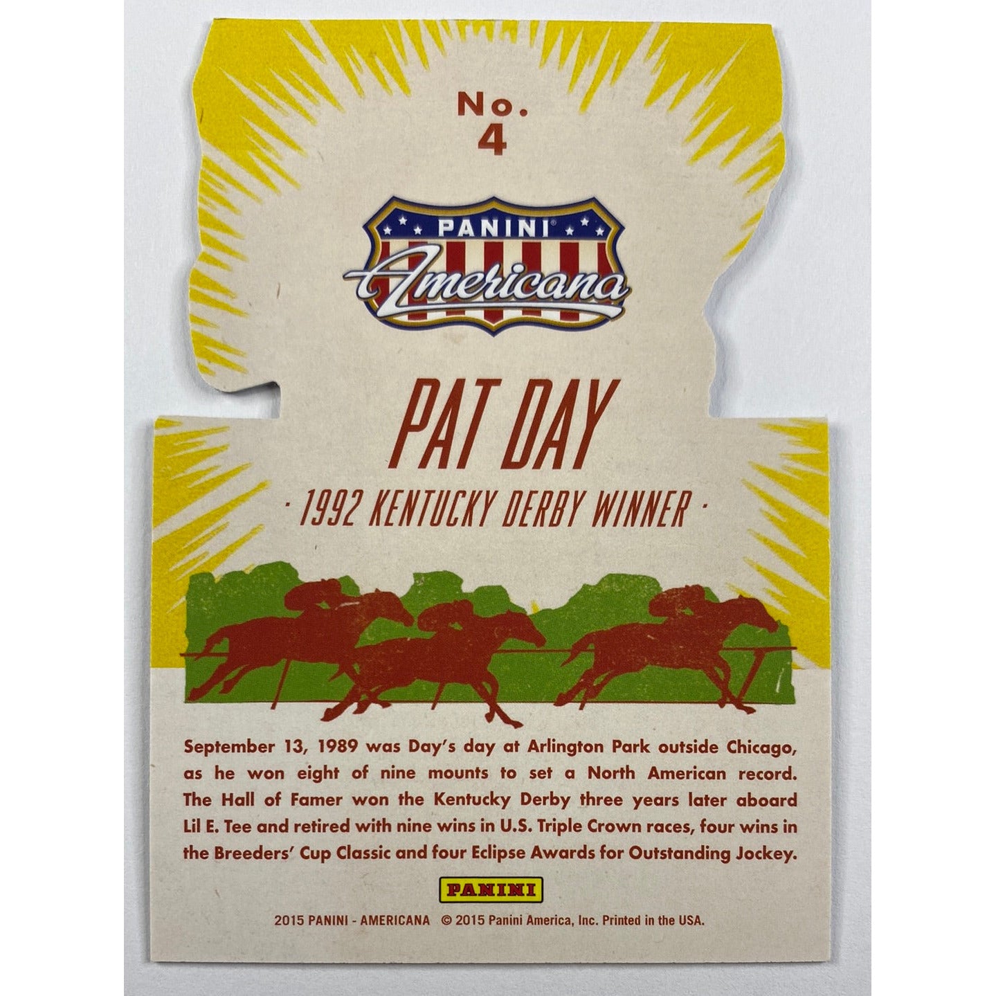 2015 Americana Pat Day Winners Circle Die Cut Holo