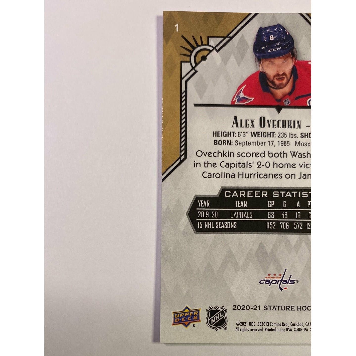 2020-21 Stature Alex Ovechkin
