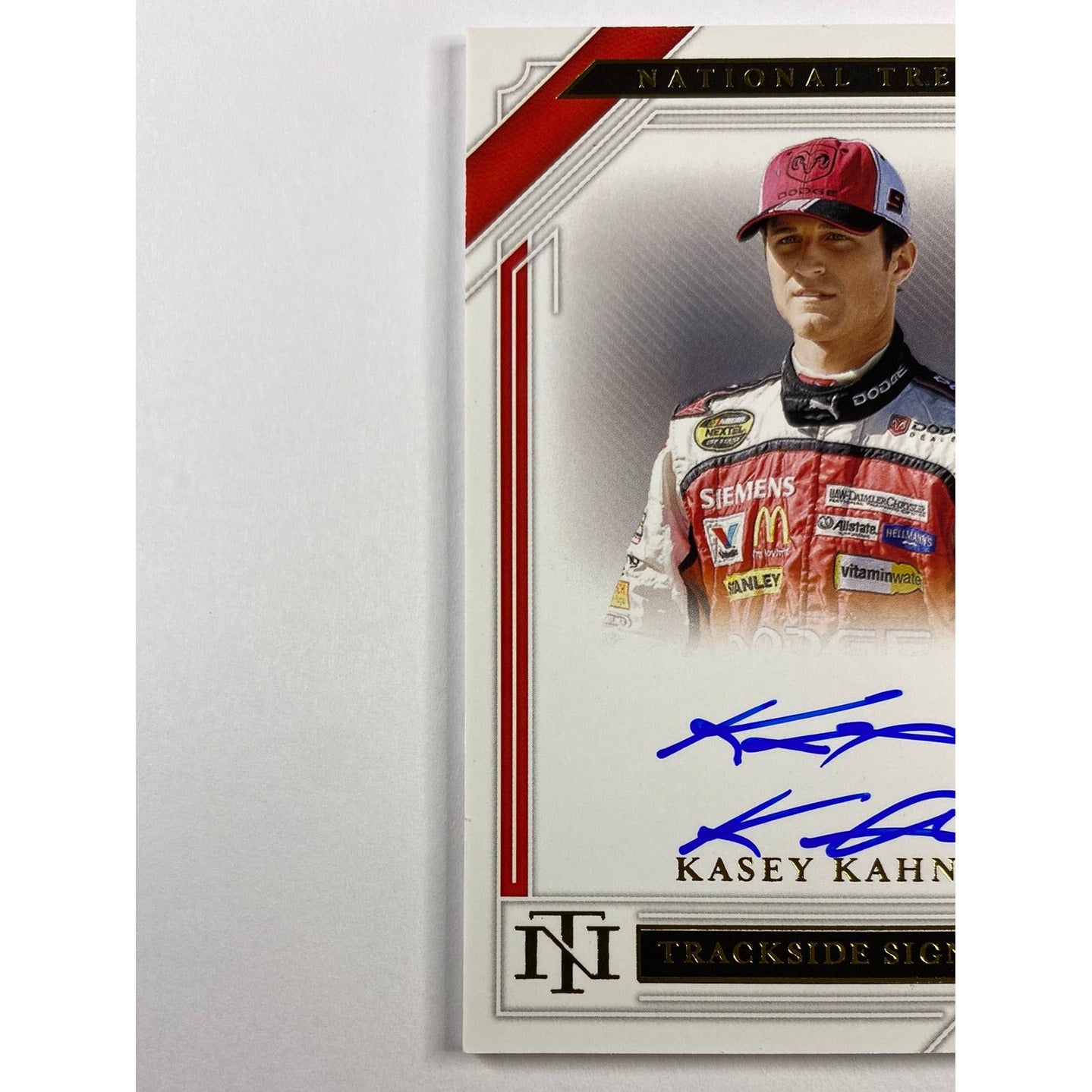 2021 National Treasures Kasey Kahne Trackside Signatures Auto 05/99