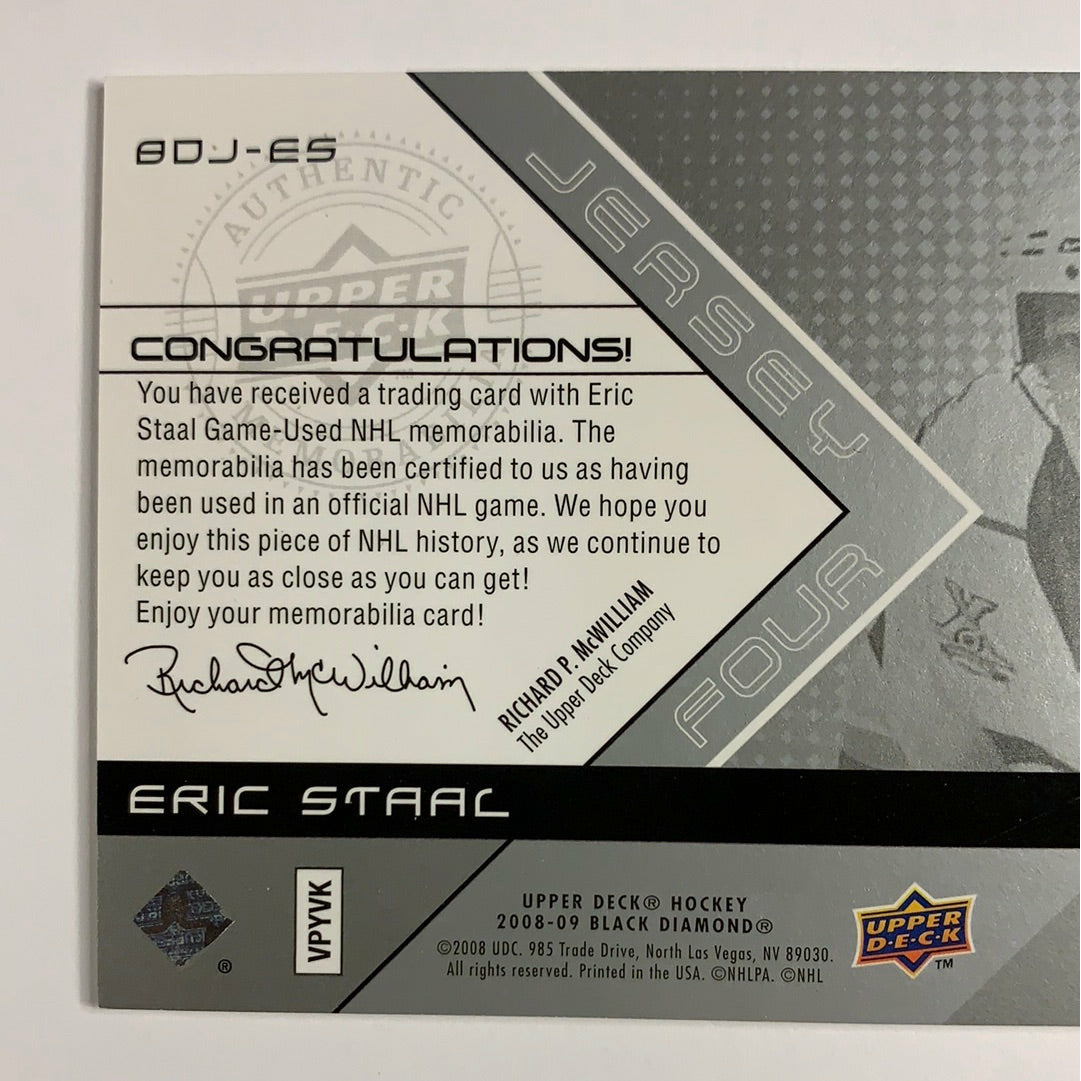 2008-09 Black Diamond Eric Stall Four Jerseys | Local Legends Cards & Collectibles
