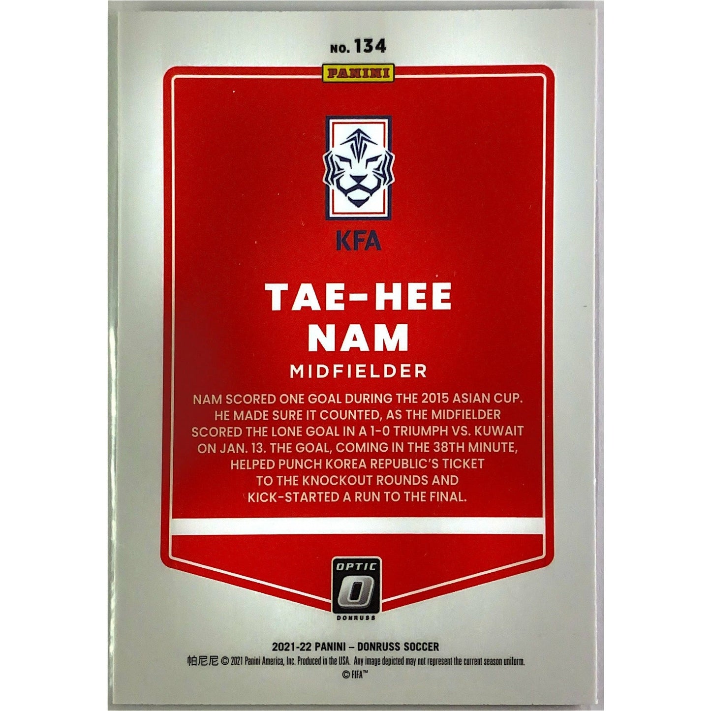 2021-22 Donruss Optic Tae-Hee Nam RC | Local Legends Cards & Collectibles