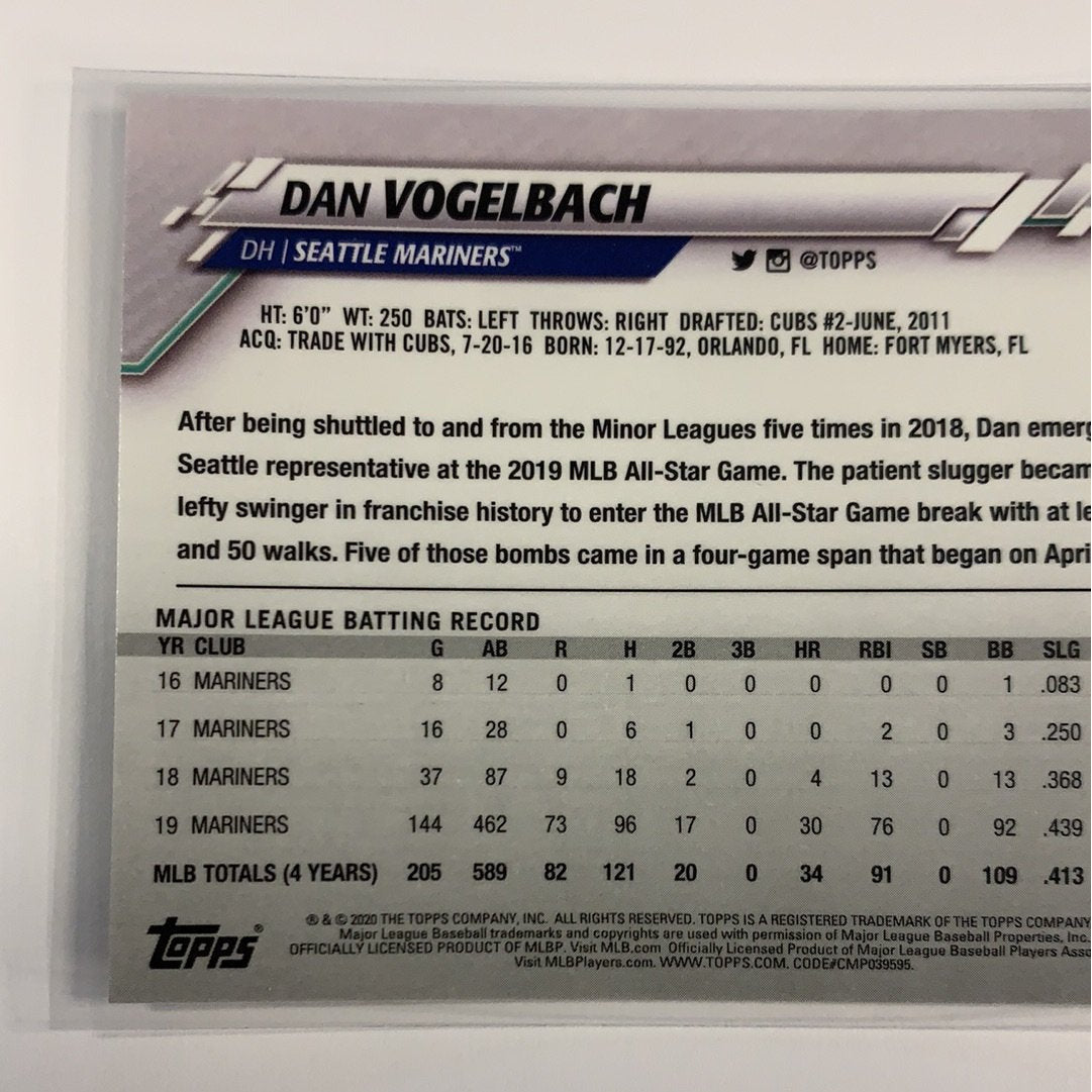 2020 Topps Chrome Dan Vogelbach Prizm Refractor Local Legends Cards & Collectibles