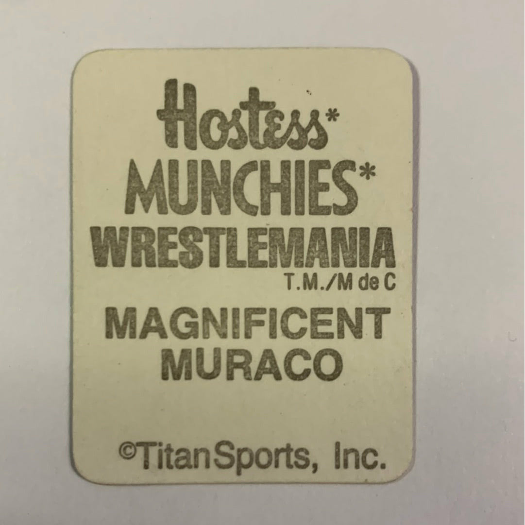1987 Hostess Magnificent Muraco Munchies Stickers | Local Legends Cards & Collectibles
