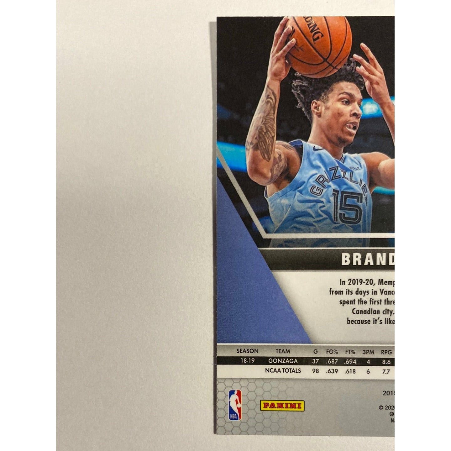 2019-20 Mosaic Brandon Clarke Holo Prizm RC | Local Legends Cards & Collectibles