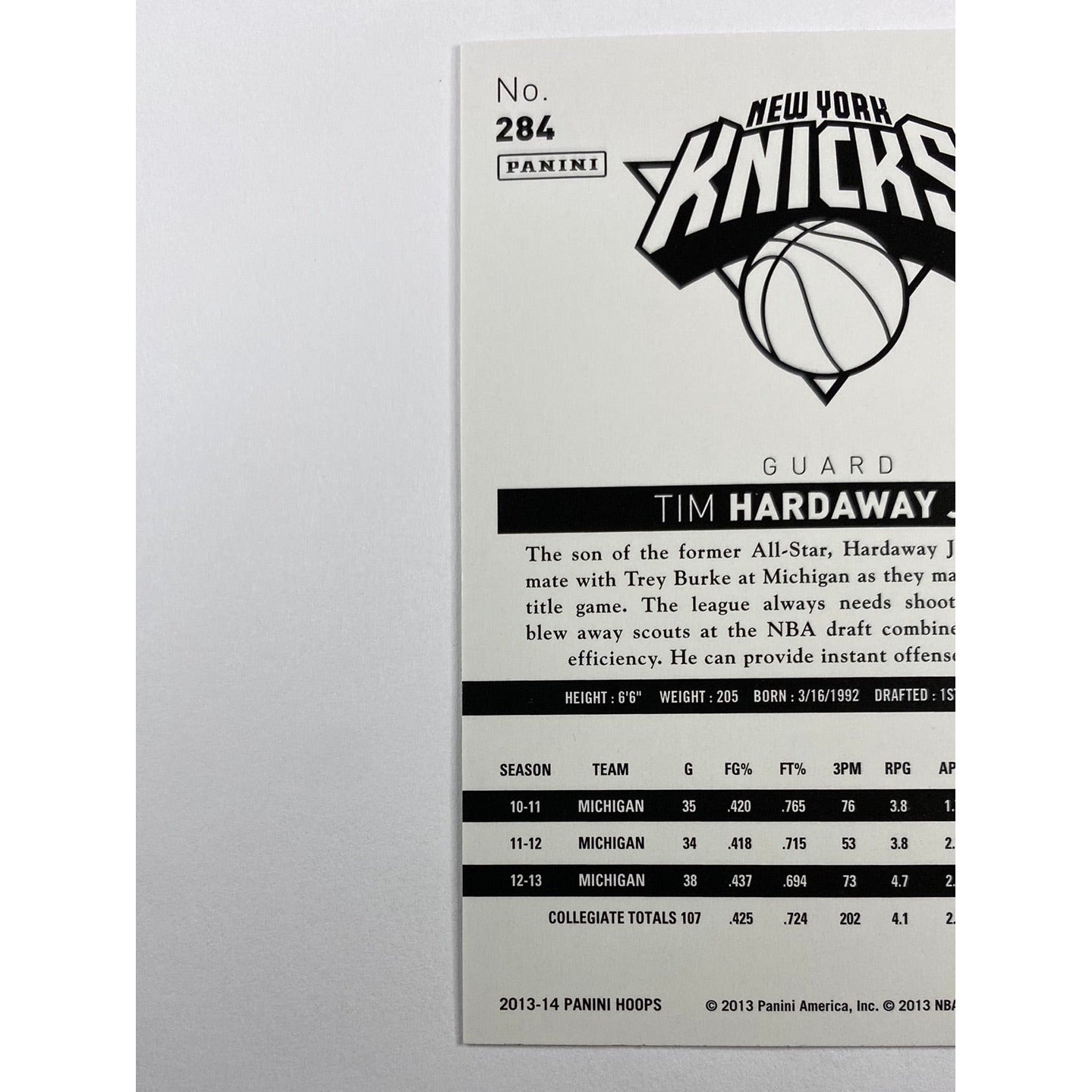 2013-14 Hoops Tim Hardaway Jr RC | Local Legends Cards & Collectibles