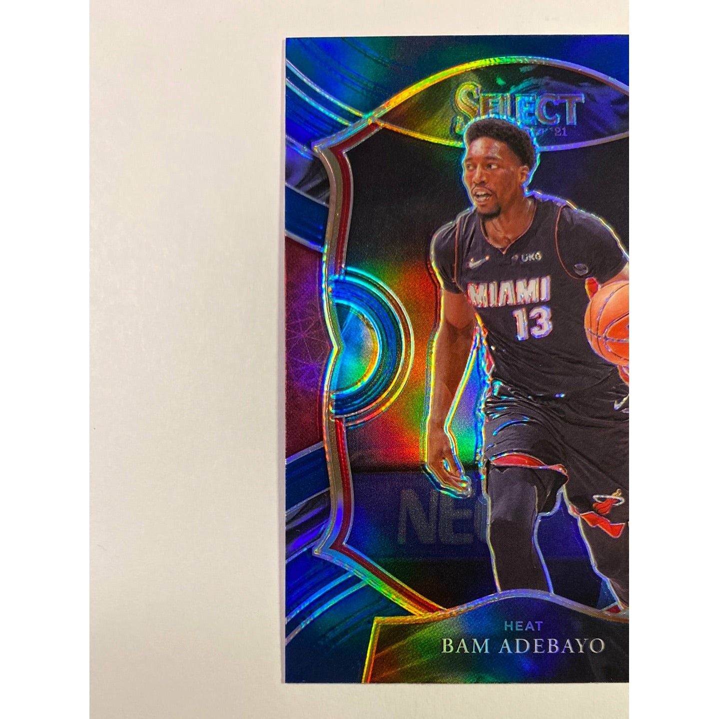 2020-21 Select Bam Adebayo Concourse Level Blue Holo Prizm