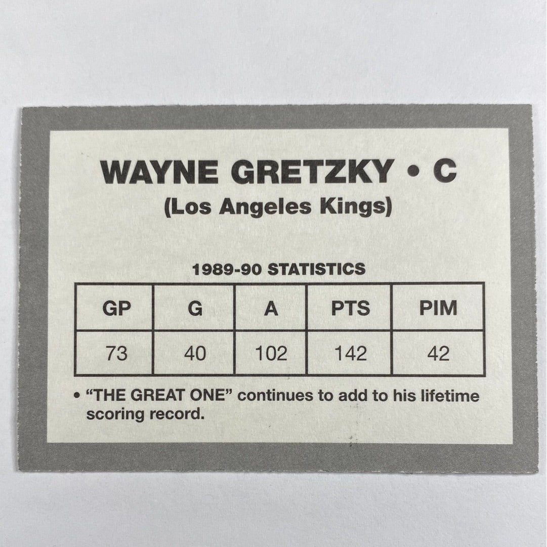 1990-91 Oddball Wayne Gretzky “The Great One” | Local Legends Cards & Collectibles