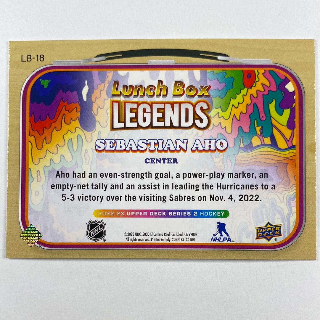 2022-23 Series 2 Sebastian Aho Lunch Box Legends | Local Legends Cards & Collectibles