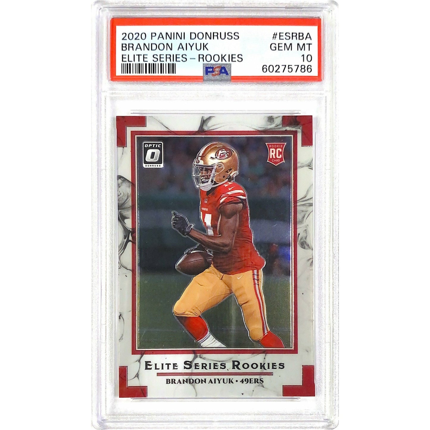 2020 Panini Donruss Optic Brandon Aiyuk Elite Series Rookies PSA GEM MINT 10 Local Legends Cards & Collectibles