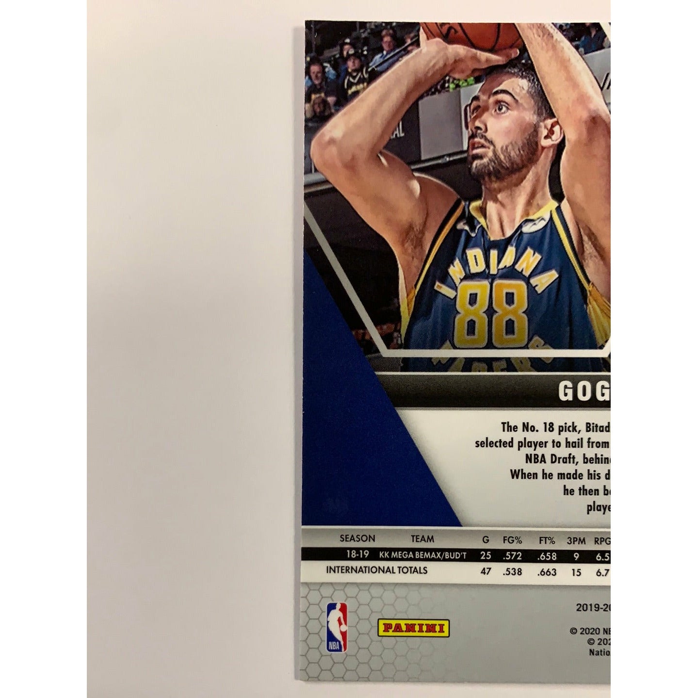 2019-20 Mosaic Goga Bitadze Pink Mosaic Prizm RC | Local Legends Cards & Collectibles