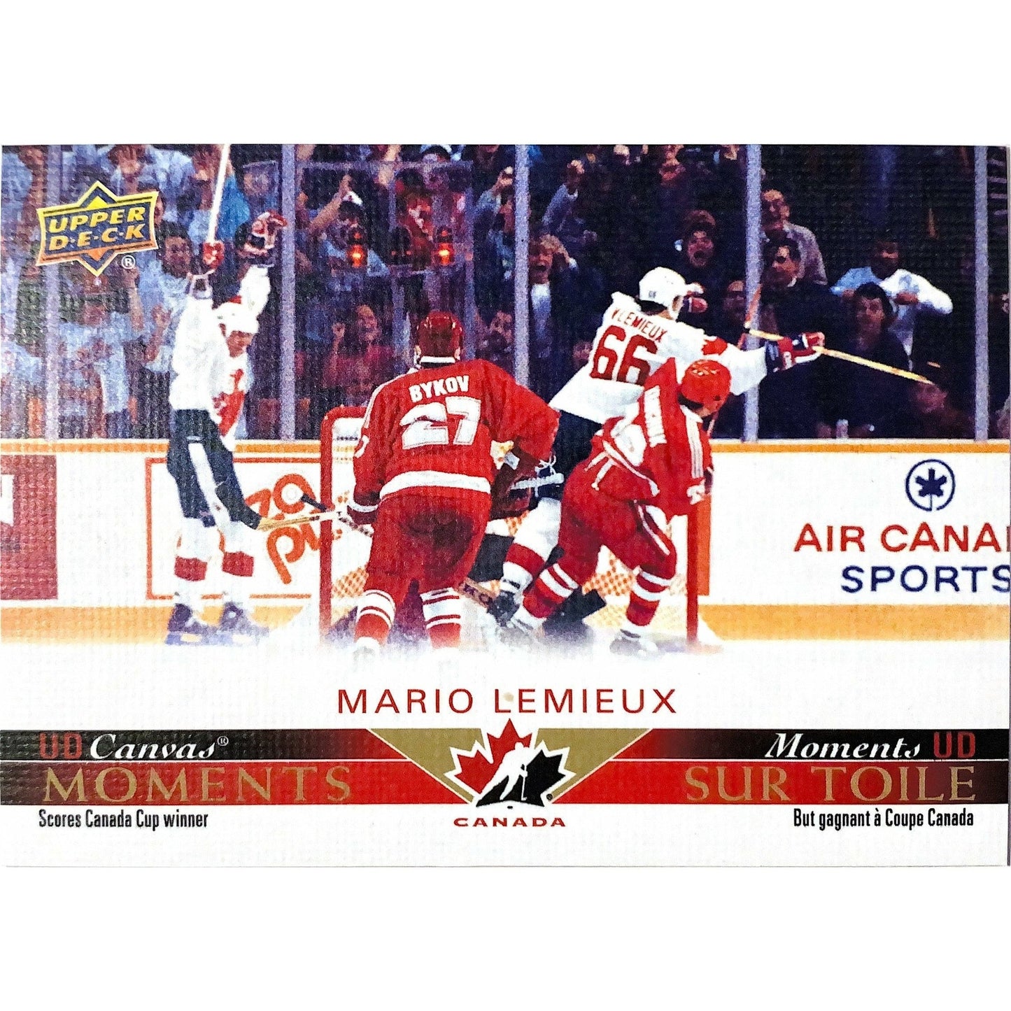2021-22 Tim Hortons Mario Lemieux Canvas Moments