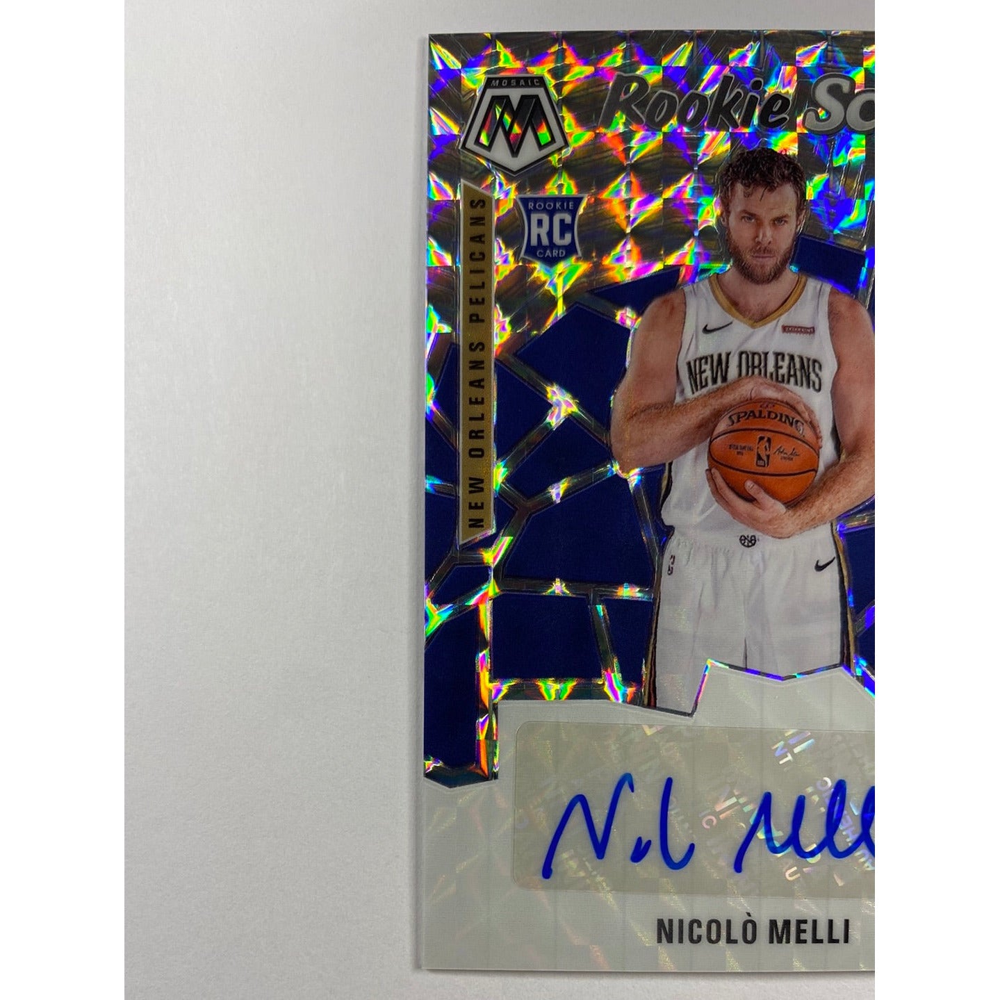 2019-20 Mosaic Nicolo Melli Rookie Scripts Mosaic Prizm