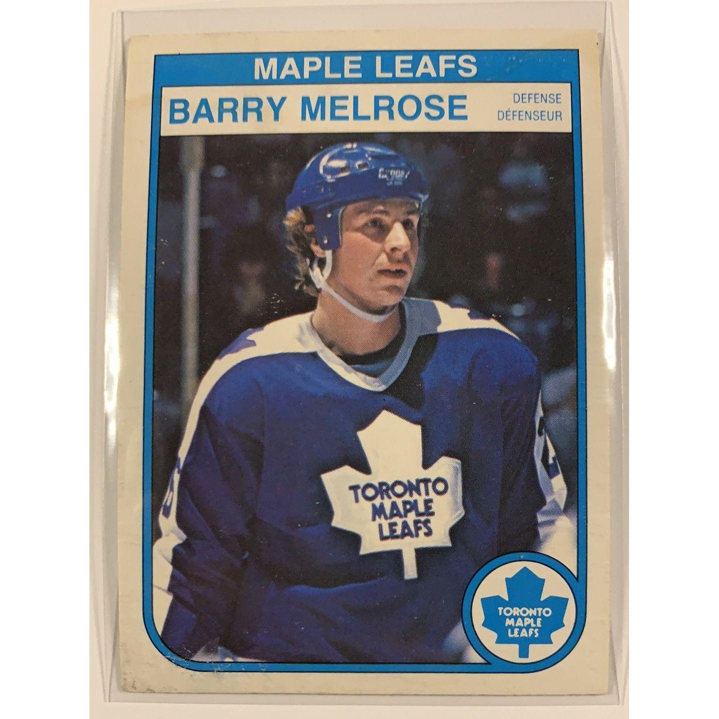 1982-83 O-Pee-Chee Barry Melrose Base #328 Local Legends Cards & Collectibles