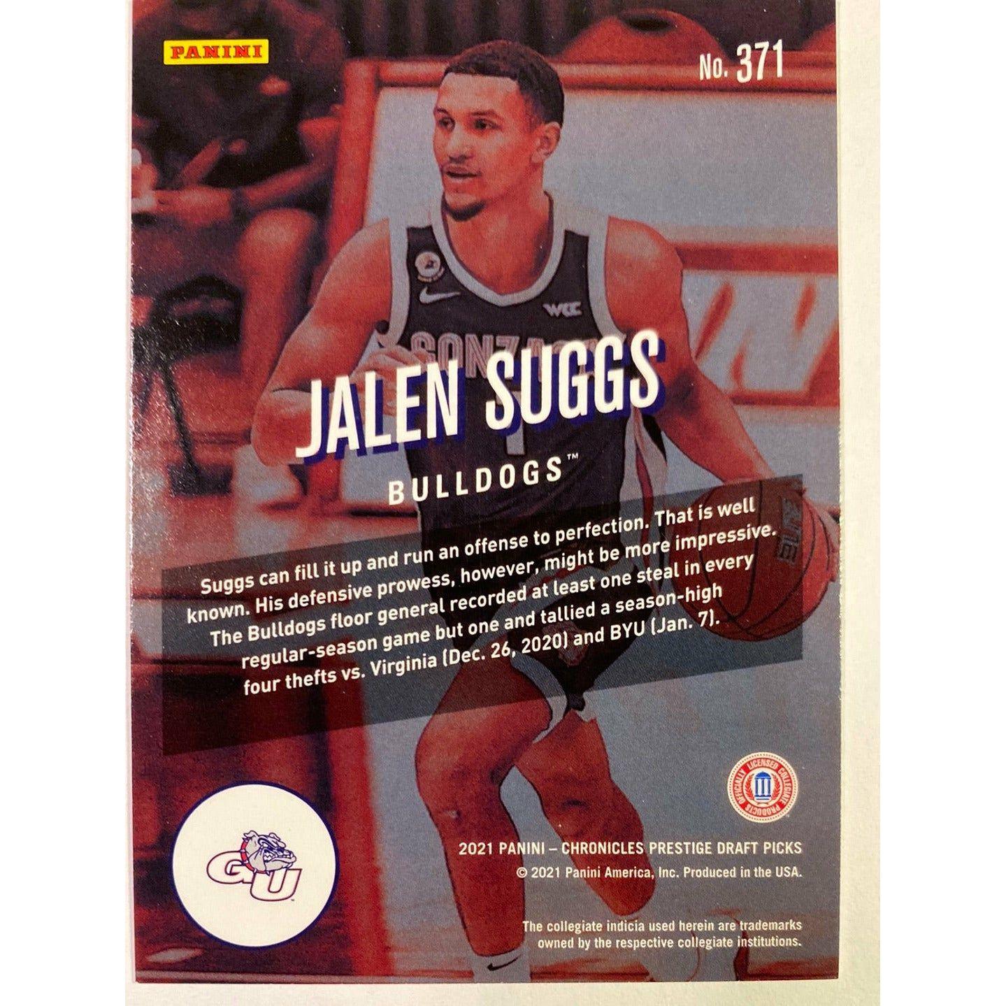 2020-21 Prestige Draft Picks Jalen Suggs RC Local Legends Cards & Collectibles