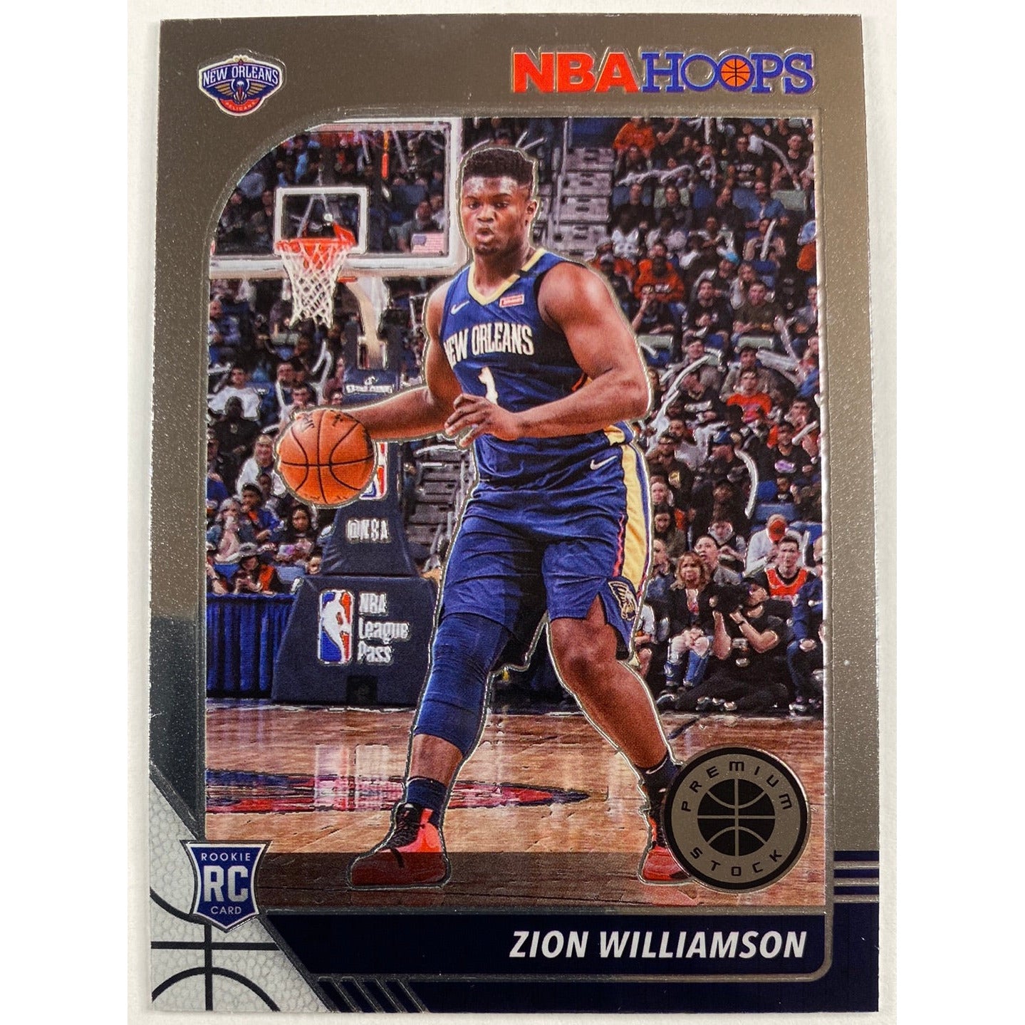 2019-20 Hoops Premium Stock Zion Williamson RC