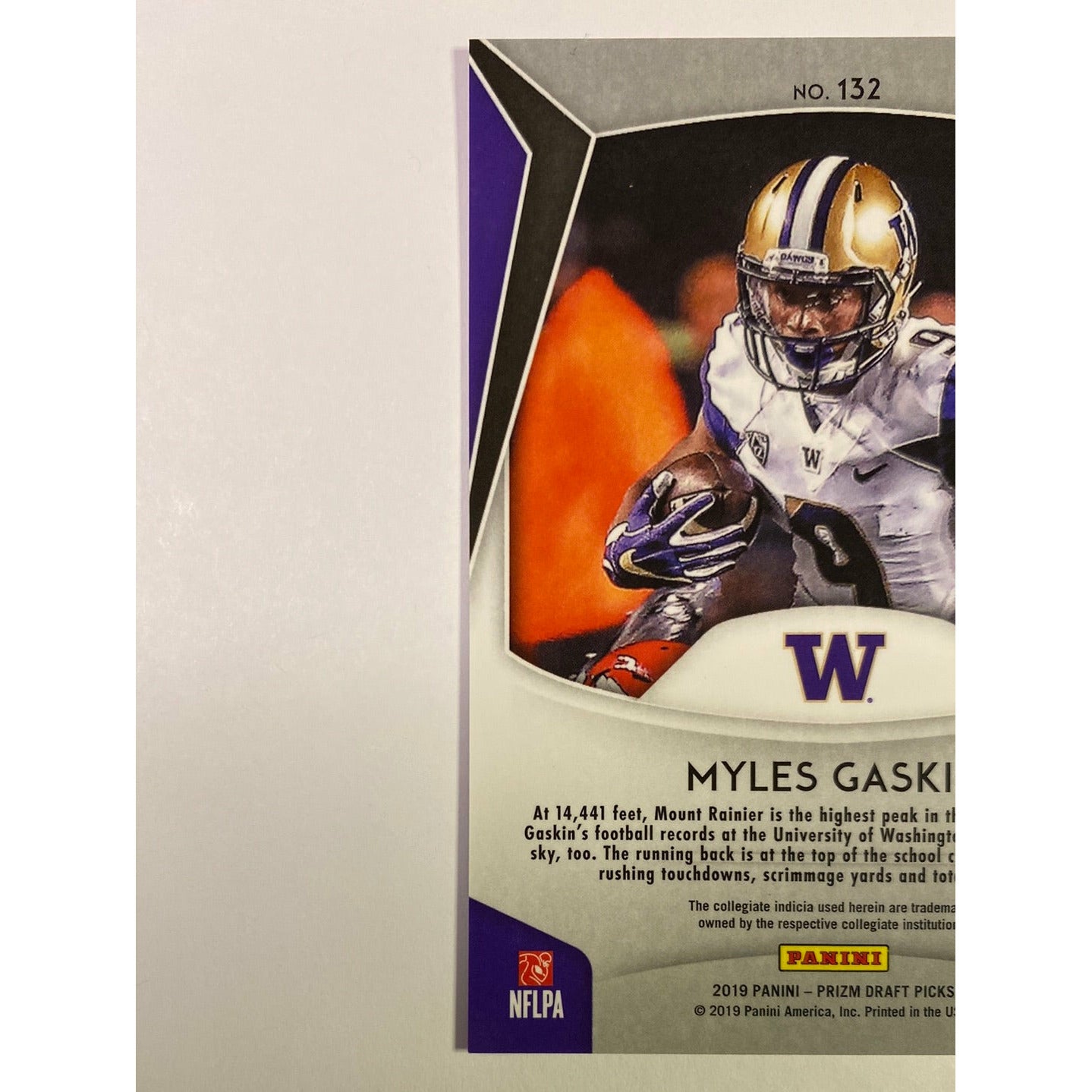 2019 Panini Prizm Draft Picks Myles Gaskin Pink Prizm RC | Local Legends Cards & Collectibles