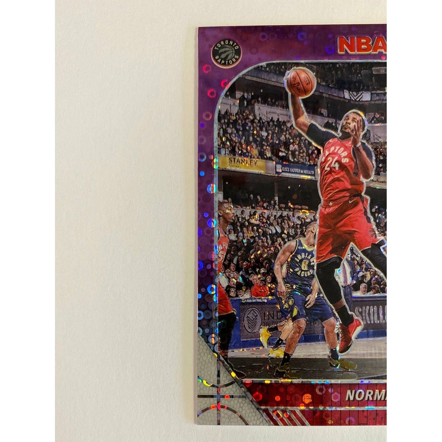2019-20 Hoops Premium Stock Norman Powell Purple Fast Break Prizm