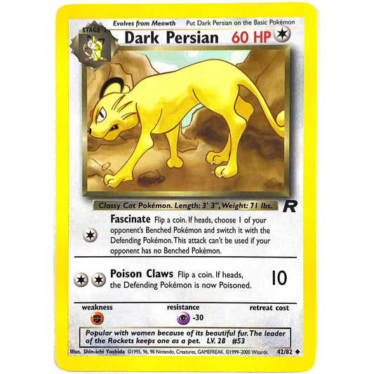 Dark Persian Non-Holo Uncommon 42/82