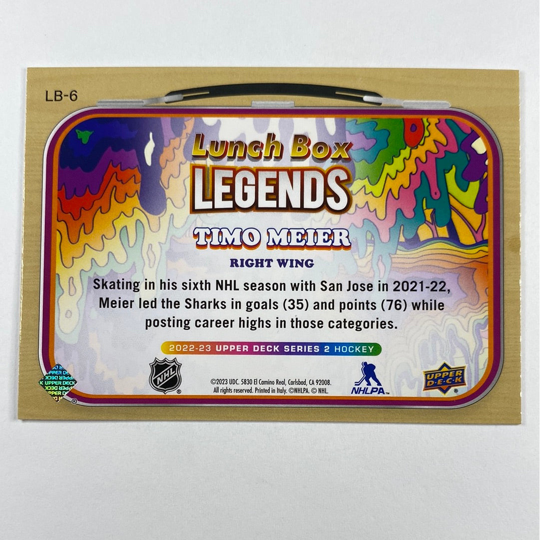 2022-23 Series 2 Timo Meier Lunch Box Legends | Local Legends Cards & Collectibles