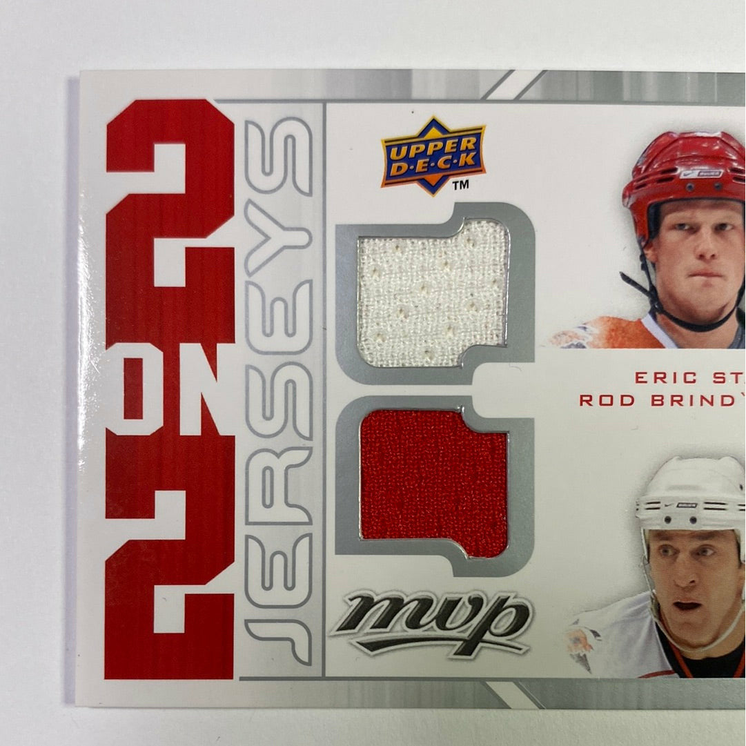 2008-09 MVP 2 on 2 Jerseys Cole & Brind’amour Vs St Louis & Lecavalier | Local Legends Cards & Collectibles
