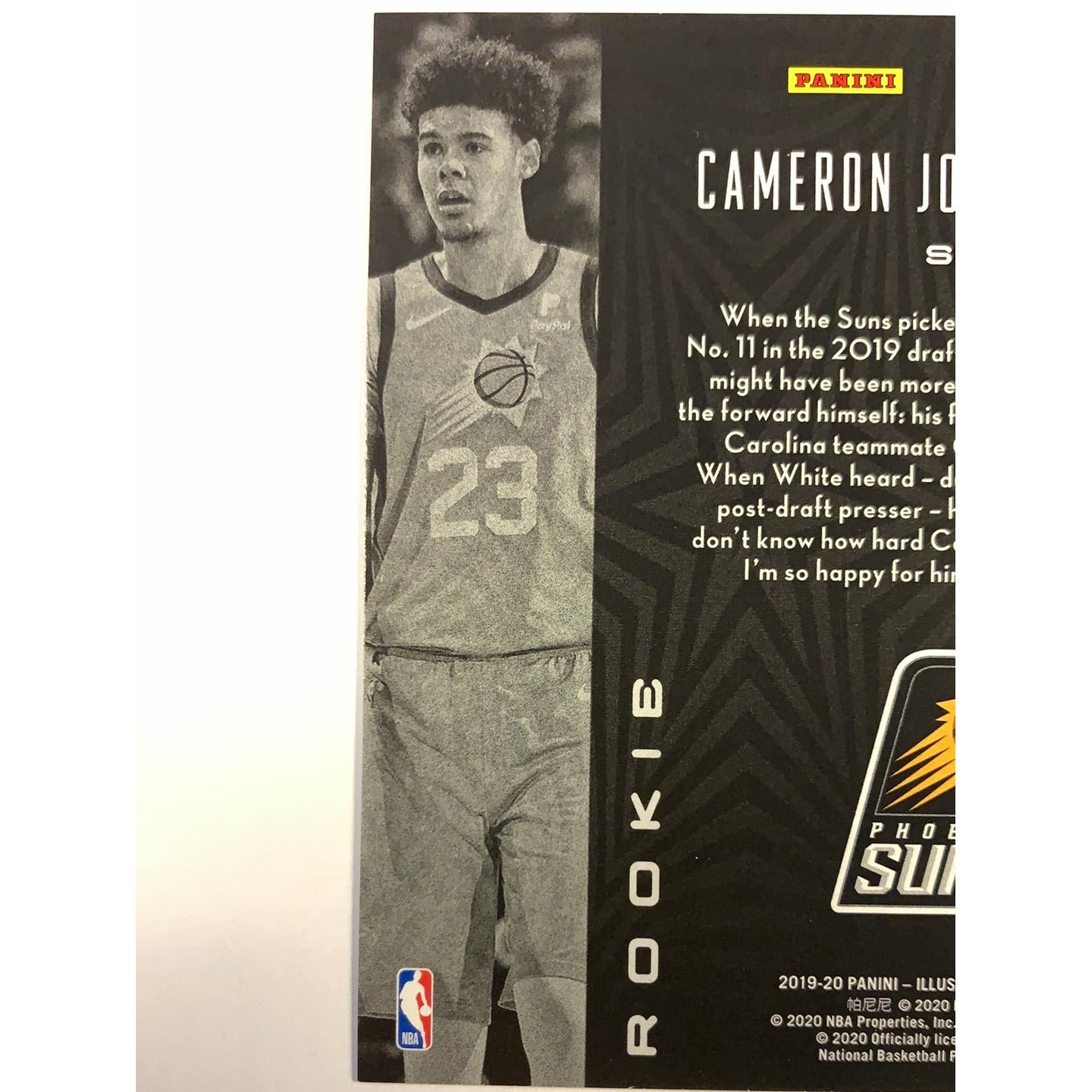 2019-20 Illusions Cameron Johnson Orange Parallel RC | Local Legends Cards & Collectibles