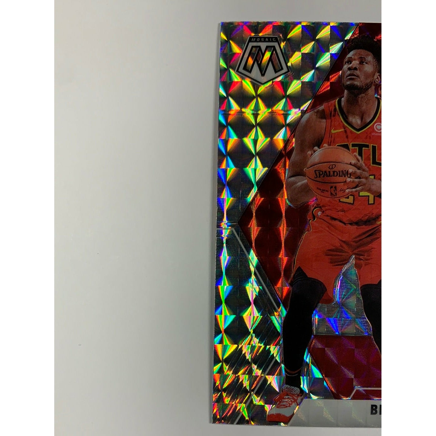 2019-20 Mosaic Bruno Fernando Silver Mosaic Prizm Rookie Card