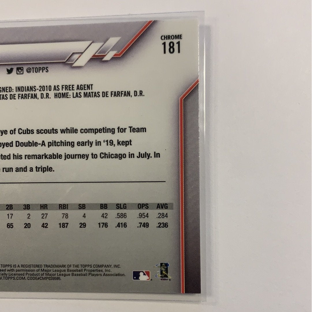 2020 Topps Chrome Robel Garcia RC Local Legends Cards & Collectibles