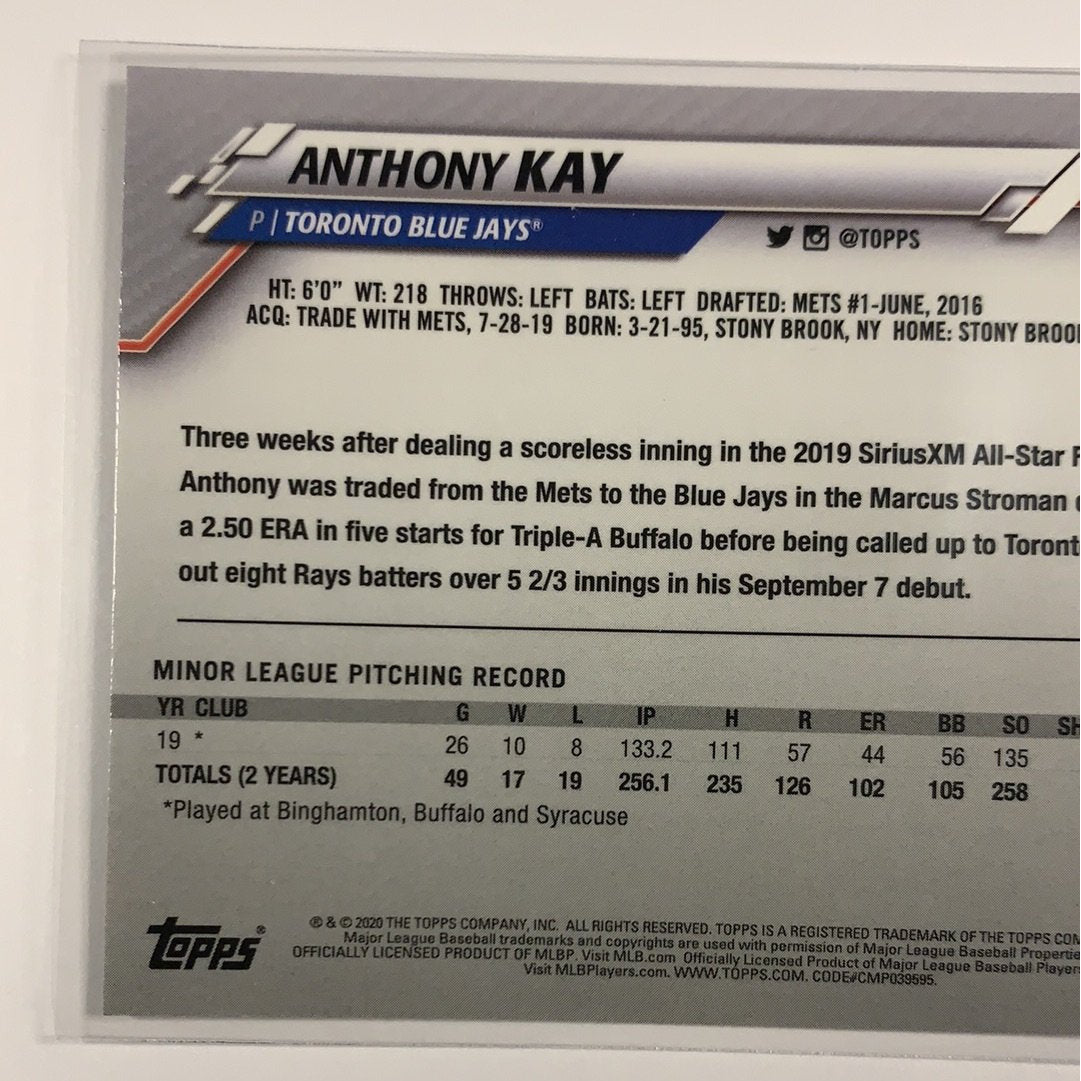 2020 Topps Chrome Anthony Kay RC | Local Legends Cards & Collectibles