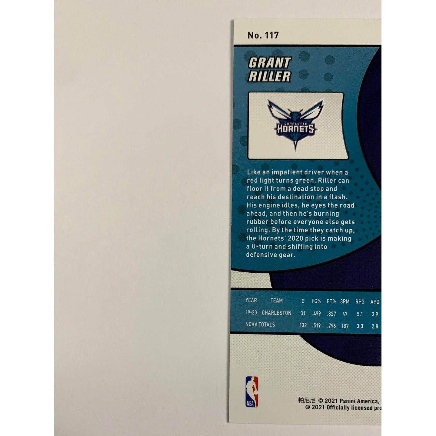 2020-21 Revolution Grant Riller RC | Local Legends Cards & Collectibles