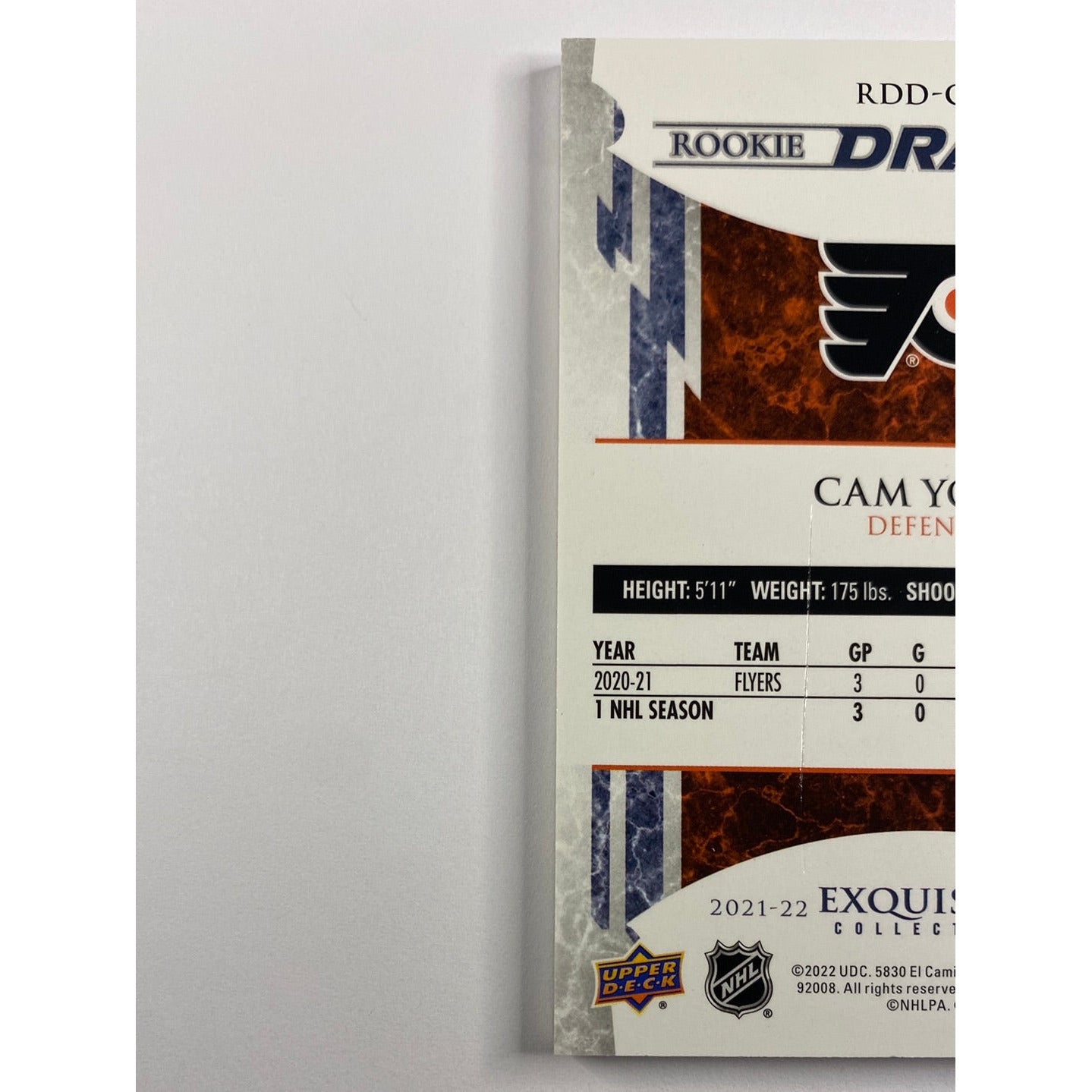 2022 Exquisite Collection Cam York Rookie Draft Day /399 | Local Legends Cards & Collectibles