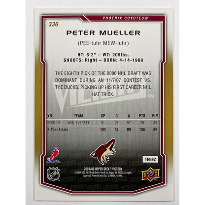 2007-08 Victory Peter Mueller Rookie Card