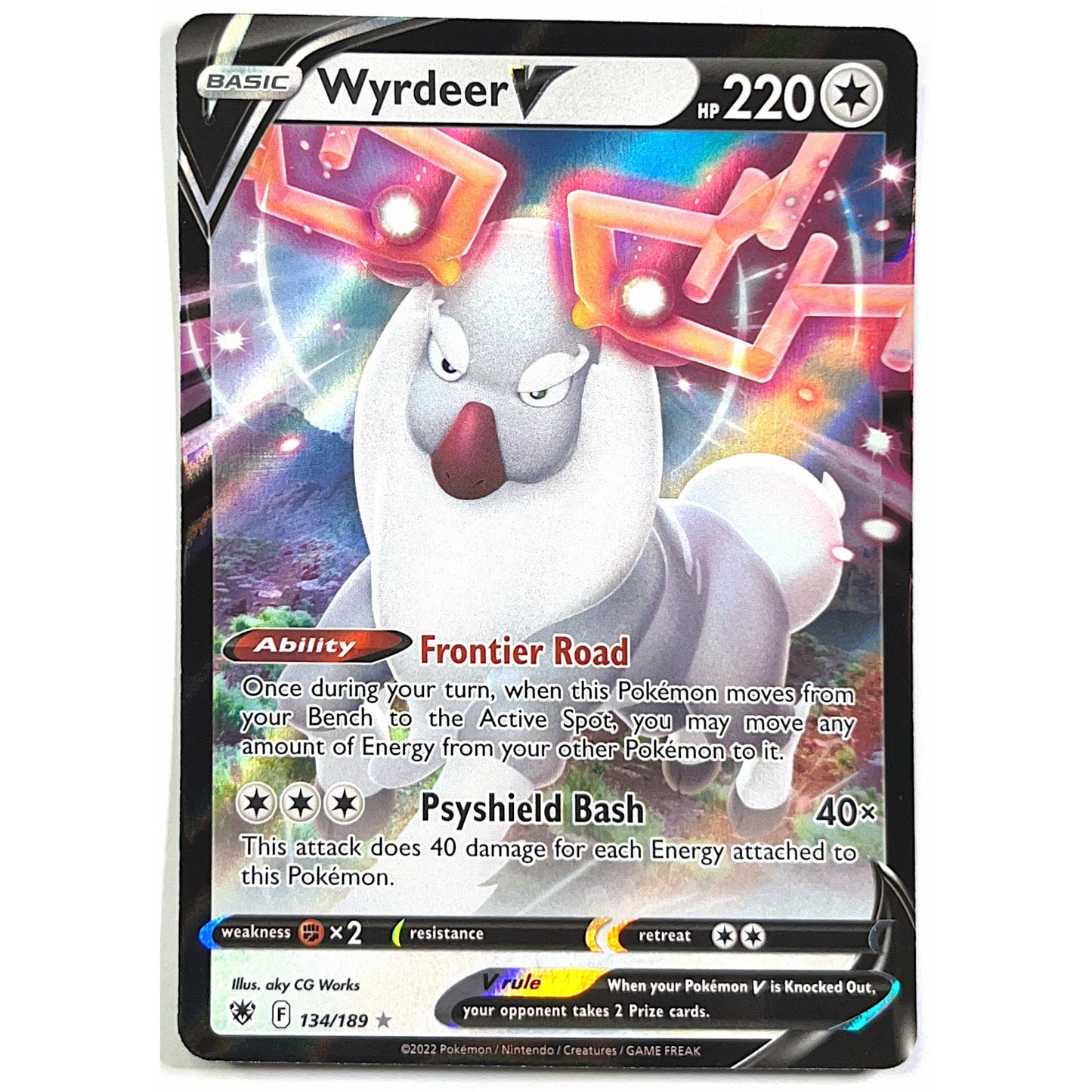 Astral Radiance Wyrdeer V Rare Holo 134/189