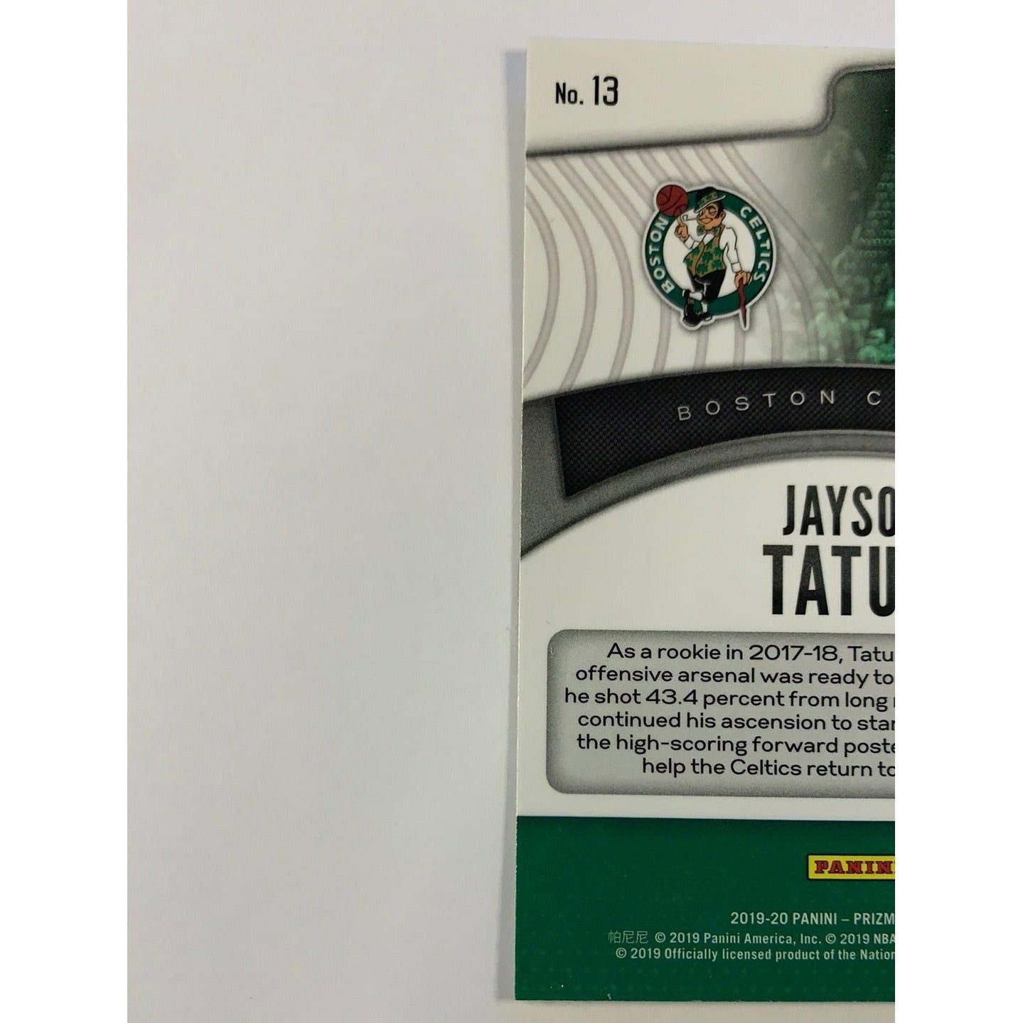 2919-20 Prizm Dominance Jayson Tatum | Local Legends Cards & Collectibles