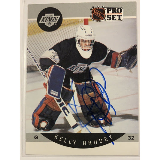  1990 Pro Set Kelly Hrudey In Person Auto  Local Legends Cards & Collectibles