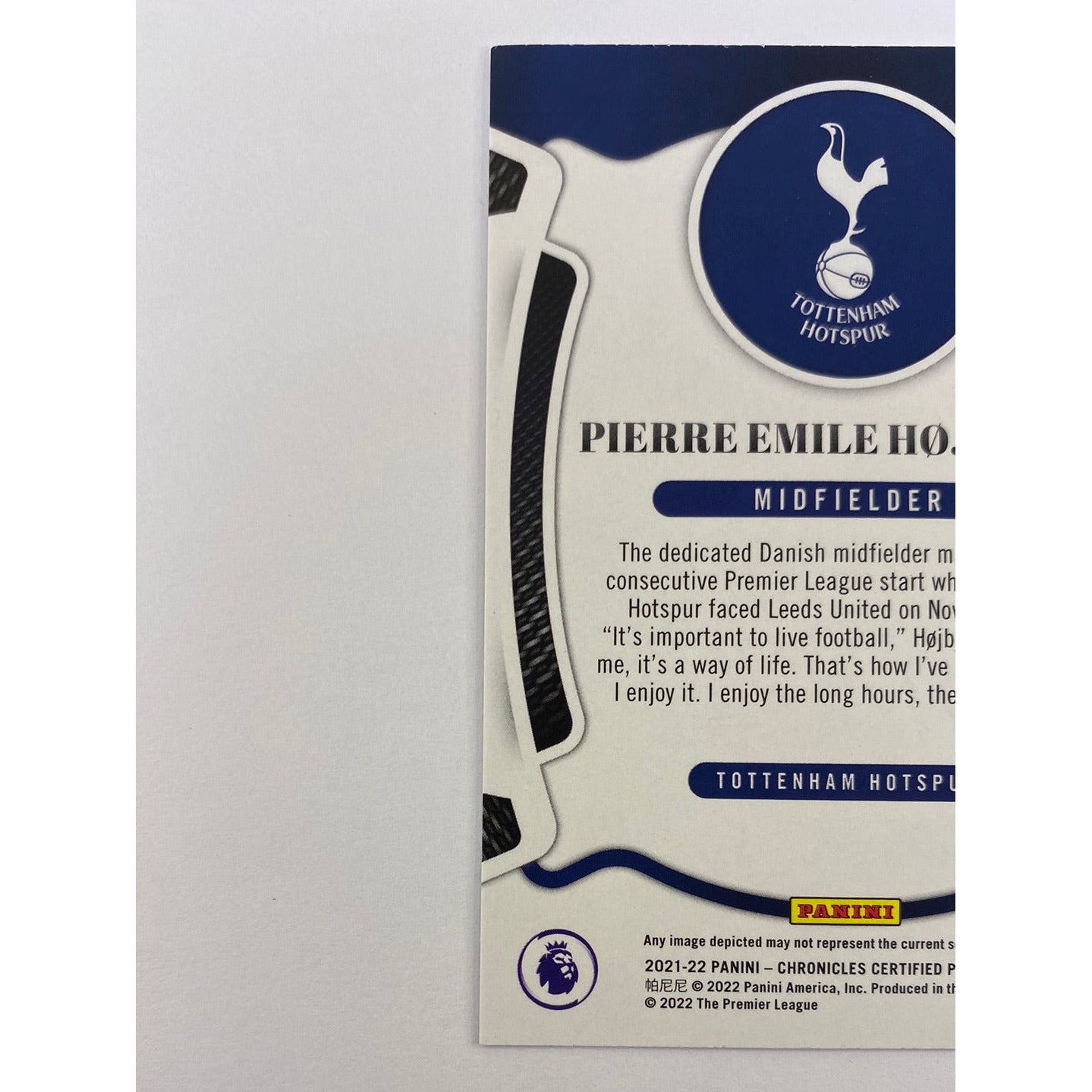 2022 Chronicles Pierre Emile Hojbjerg Purple Astro | Local Legends Cards & Collectibles