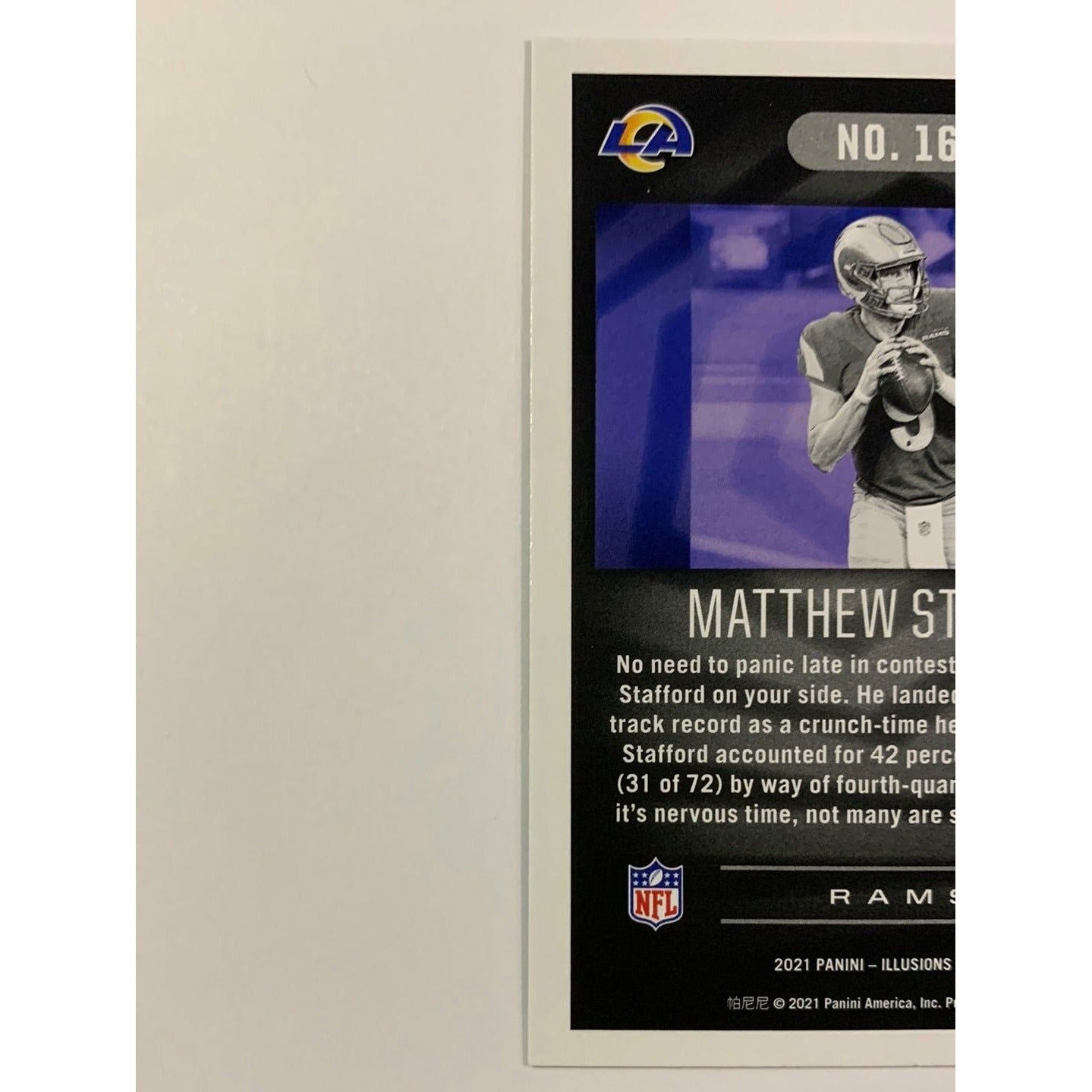 2021 Illusions Matthew Stafford Sunburst Parallel
