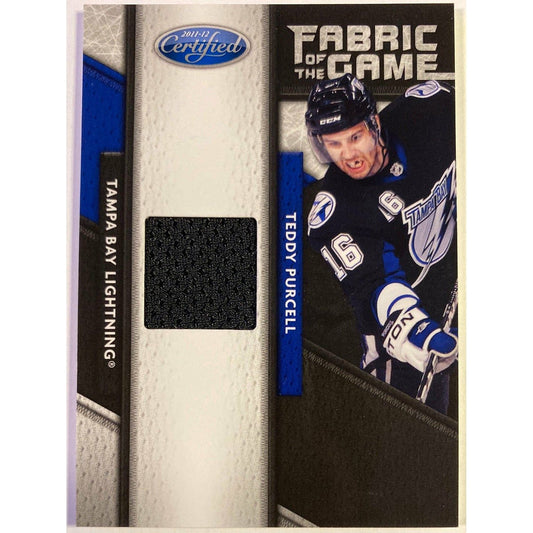  2011-12 Panini Certified Teddy Purcell Fabric of the Game /399  Local Legends Cards & Collectibles