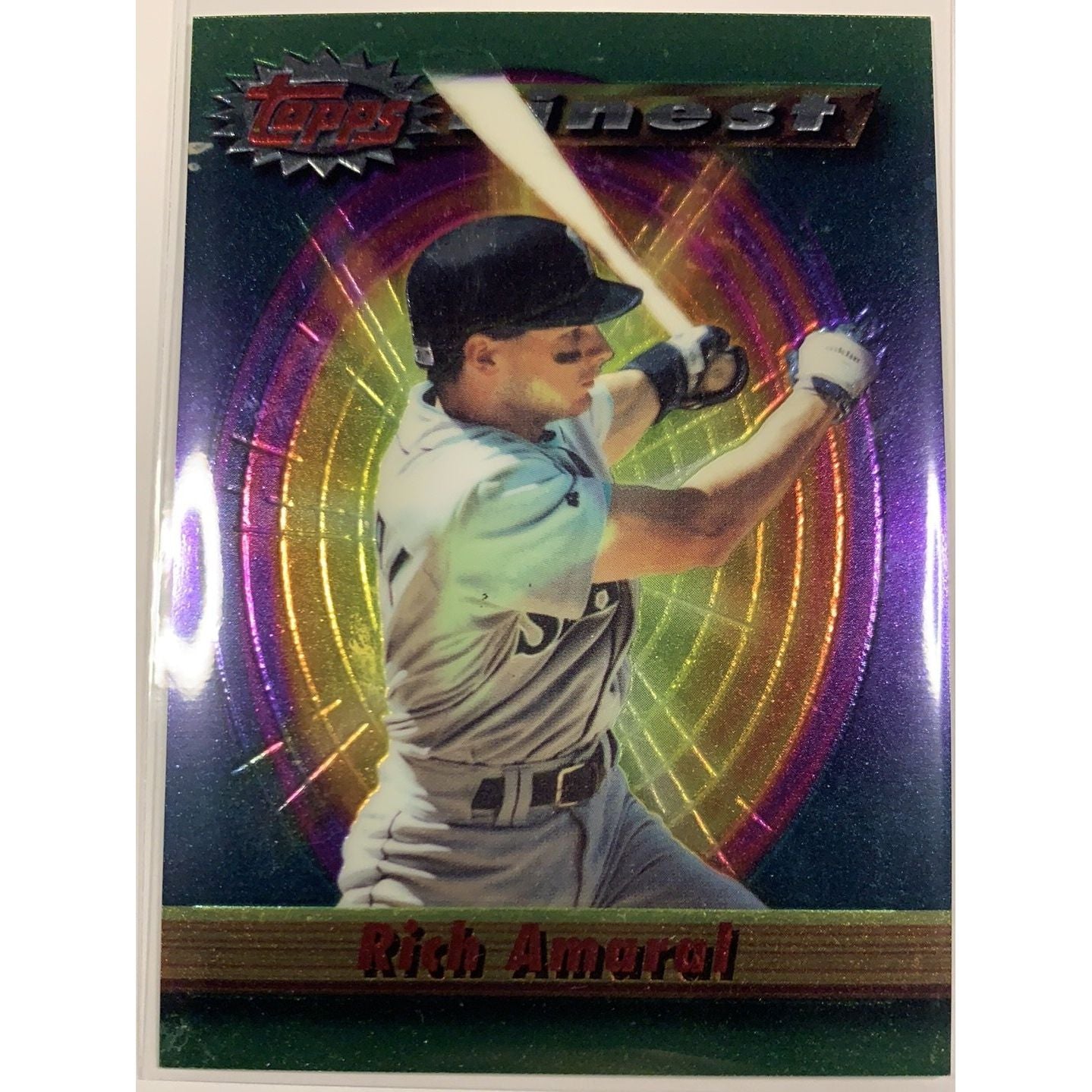 1994 Topps Finest Rich Amaral #16 Local Legends Cards & Collectibles