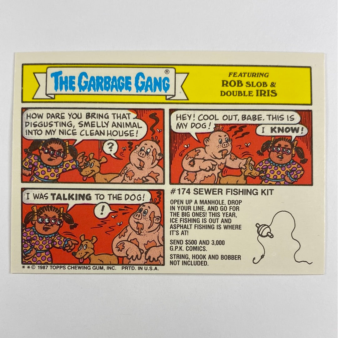1987 Topps Garbage Pail Kids Locked Dorian Die Cut