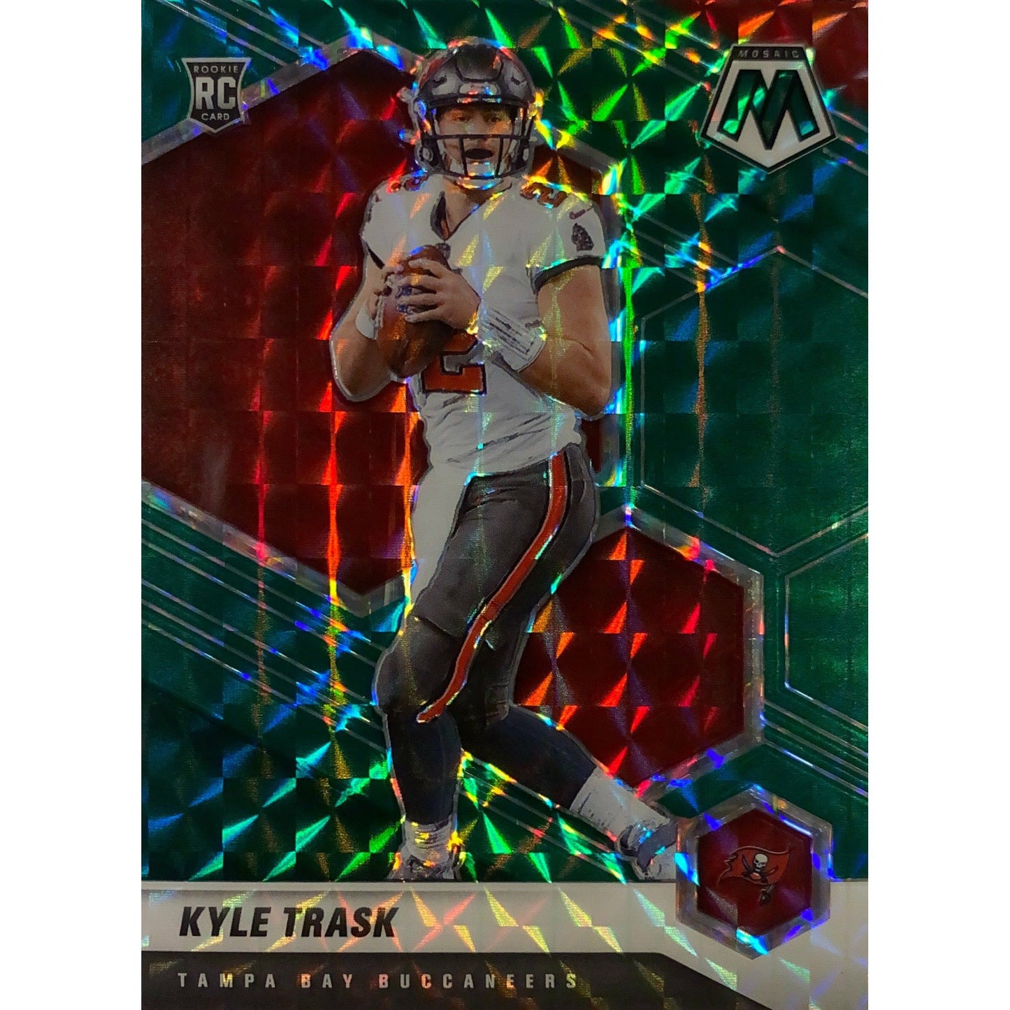 2021 Mosaic Kyle Trask Green Mosaic Prizm RC Local Legends Cards & Collectibles