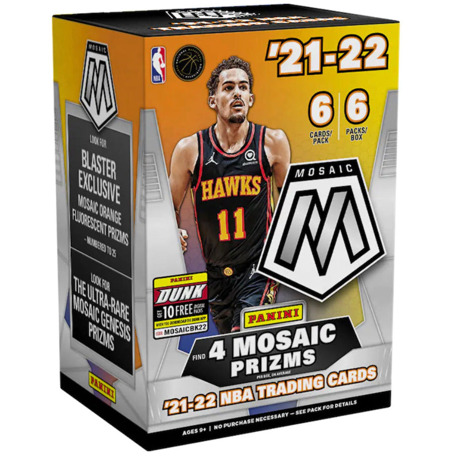 2021-22 Panini Mosaic NBA Basketball Blaster Box | Local Legends Cards & Collectibles