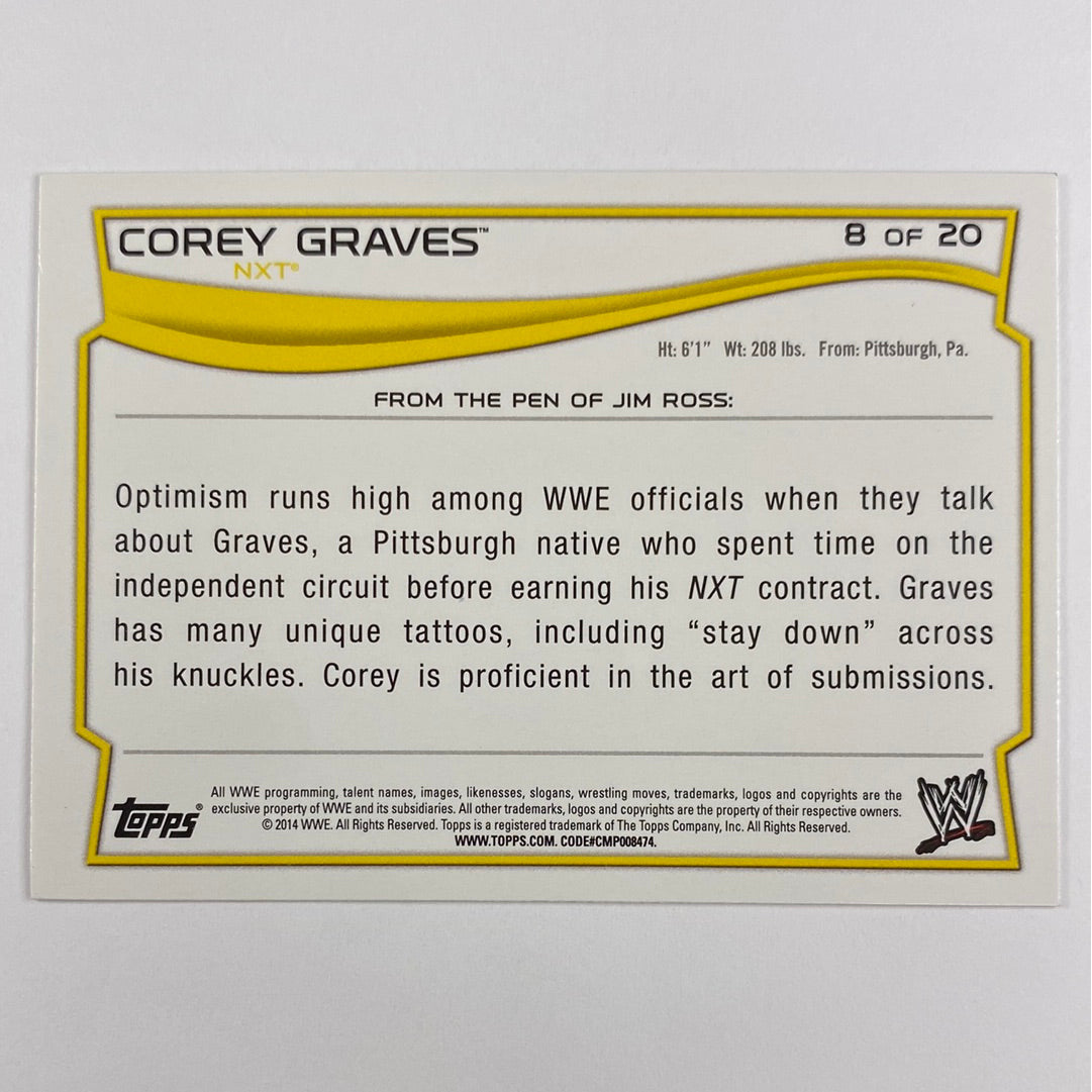 2018 Topps Corey Graves